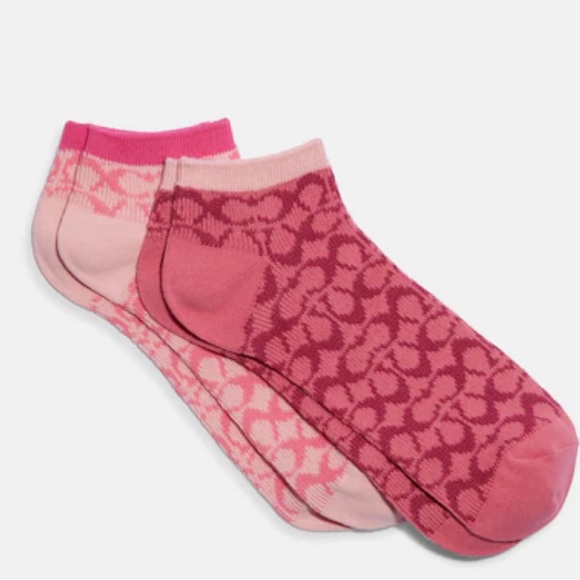 Coach Accessories - Coach Signature Ankle Length Socks